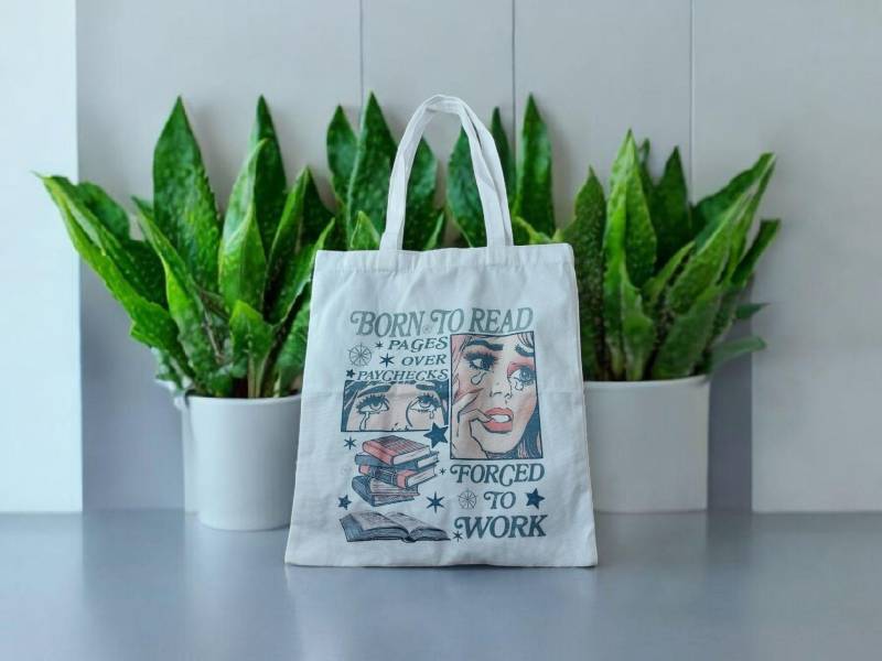 Canvas Tasche Born To Read Book Lover Booktrovert Duden Forced Work Bücherliebe Cute Lustige Tragetasche Geschenkidee Bücherwurm Canvas Tasche Born To Read Book Lover Booktrovert Duden Forced Work Bücherliebe Cute Lustige Tragetasche Geschenkidee Bücherwurm von Julmondes