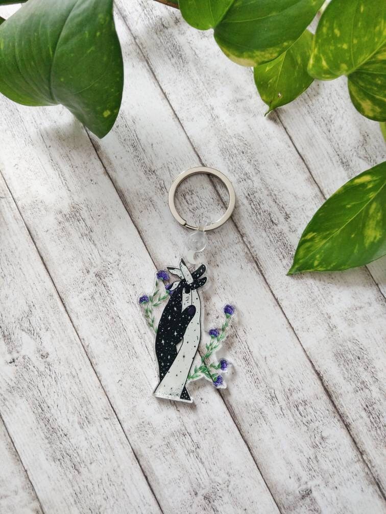 Schlüsselanhänger Hände, Soulmate Acrylanhänger, Zwillingsflammen, Taschenanhänger, Taschenaccessoires von JulsDreamArt