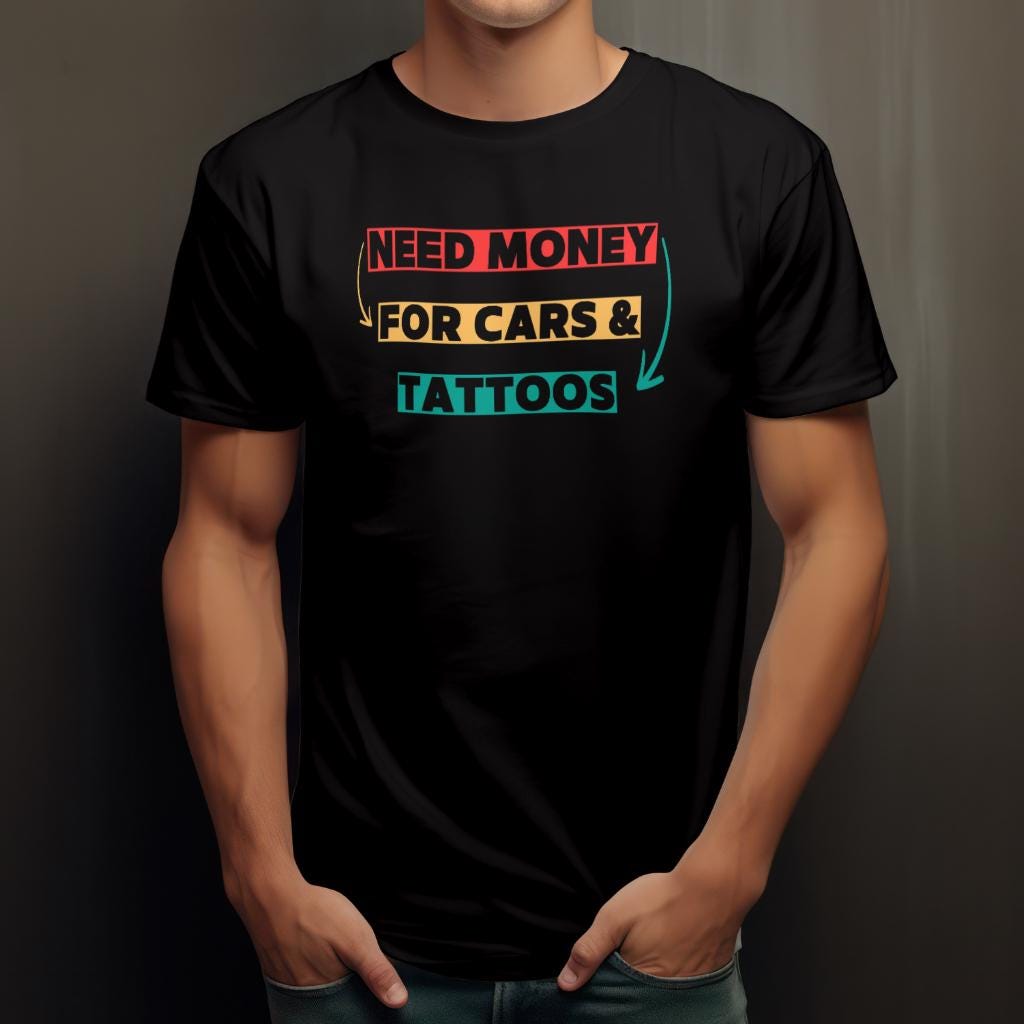 Tattoo & Auto Liebhaber T-Shirt Unisex Oversize Und Hoodie - Perfekt Für Enthusiasten Tattoofans Tattoo & Auto Liebhaber T-Shirt Unisex Oversize Und Hoodie - Perfekt Für Enthusiasten Tattoofans von JulyBlackDesign