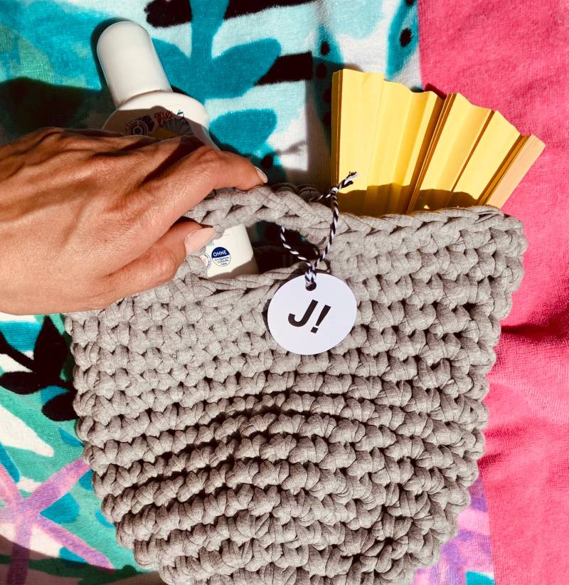 Häkeltasche Tasche Crochet Bag Upcycling Häkeltasche Tasche Crochet Bag Upcycling von JulyCrochetDesigns