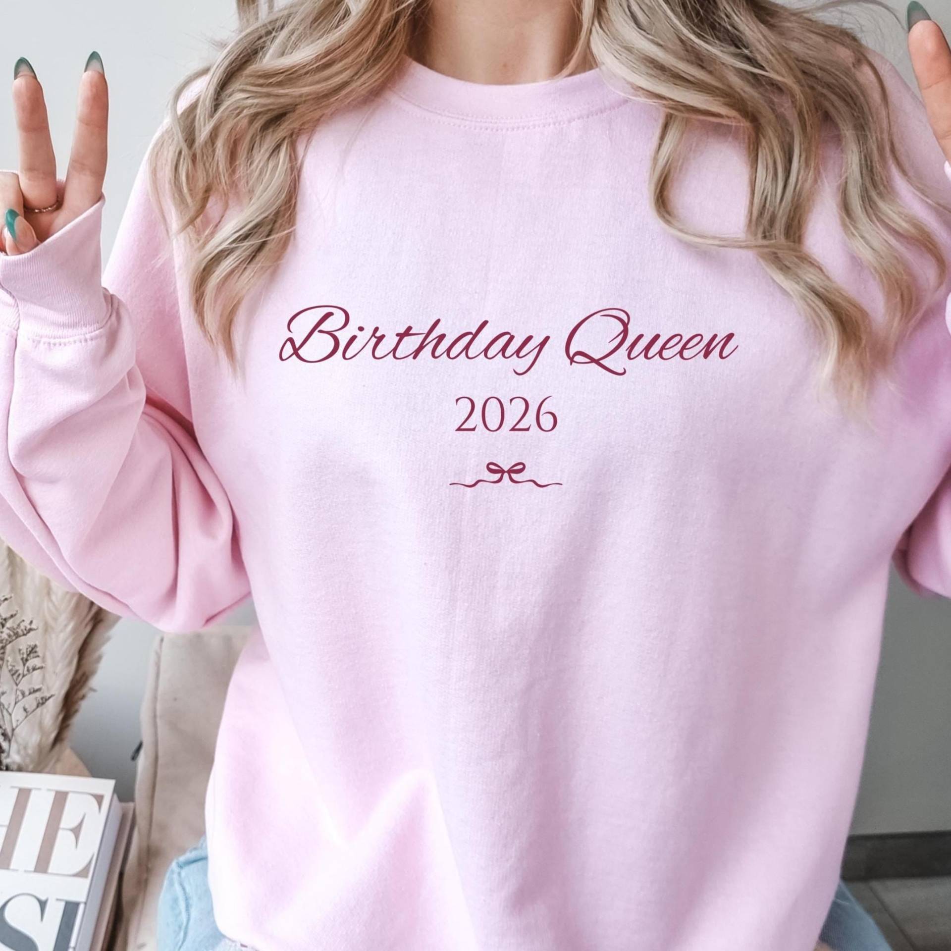 Birthday Queen - Geburtstagspullover Geburtstag 2026 Outfit Geburtstags Shirt Runder von JulyStoreDesign