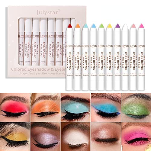 Julystar Neues Make-up-Set mit rosa Lidschatten-Stick, beliebter Make-up-Matt-Lidschatten-Gelstift (Eine Gruppe) von Julystar