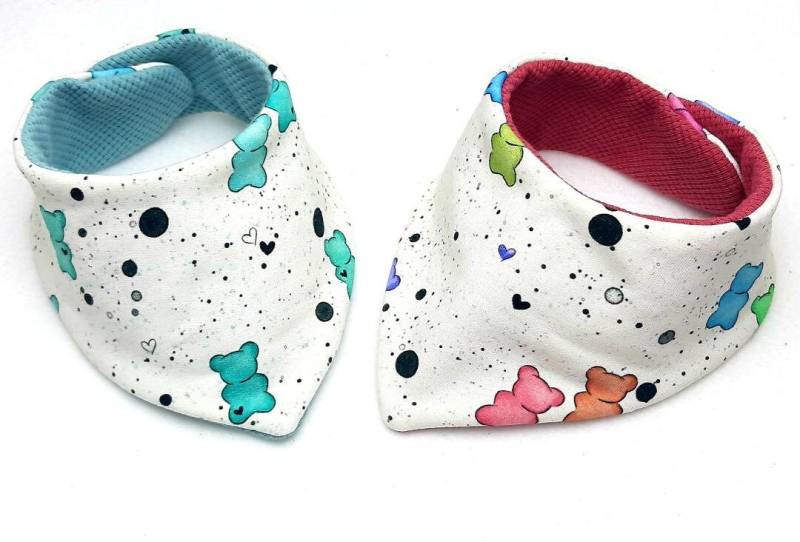 Jelly Star Gummibärchen Halstuch Baby -Auf Wunsch Mit Name - Spucktuch, Sabberlatz, Dreieckstuch , Personalisiert Jelly Star Gummibärchen Halstuch Baby -Auf Wunsch Mit Name - Spucktuch, Sabberlatz, Dreieckstuch , Personalisiert von JumabaKidz