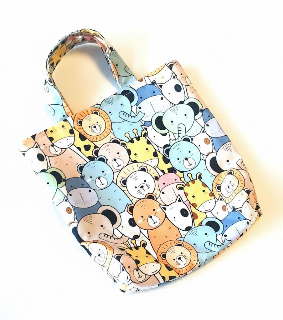 Kita Tasche, Kinderbeutel, Kindergartentasche, Bunte Tierkinder Kita Tasche, Kinderbeutel, Kindergartentasche, Bunte Tierkinder von JumabaKidz