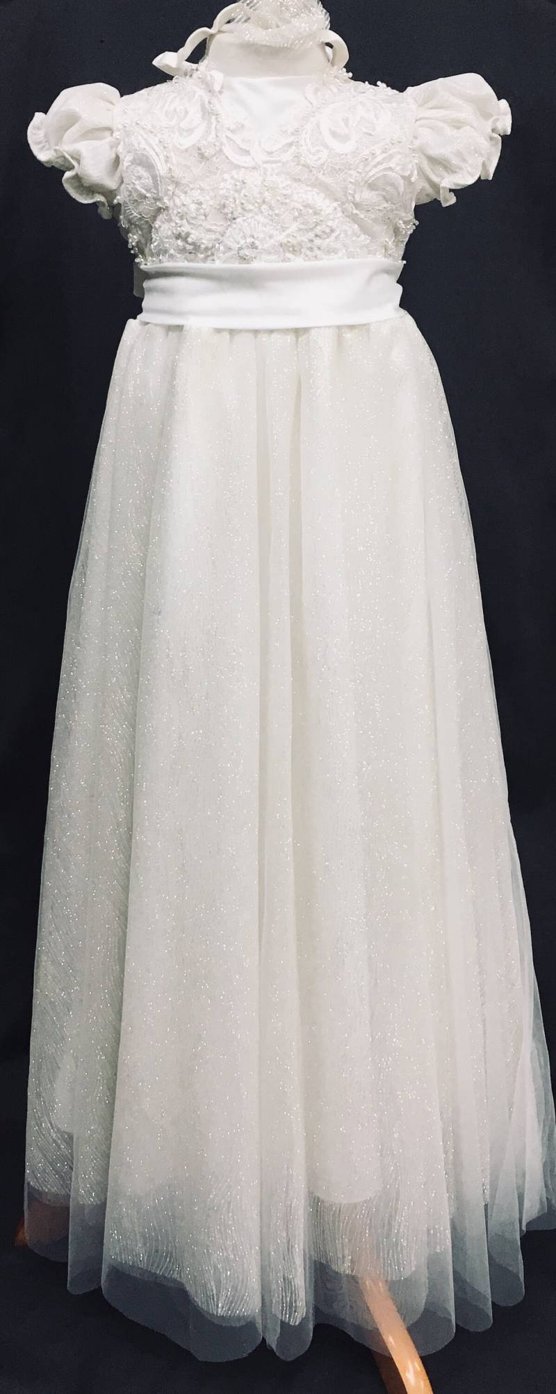 Taufe Kleid Aus Hochzeitskleid Benutzerdefinierte Handgefertigt von JumakarDesigns
