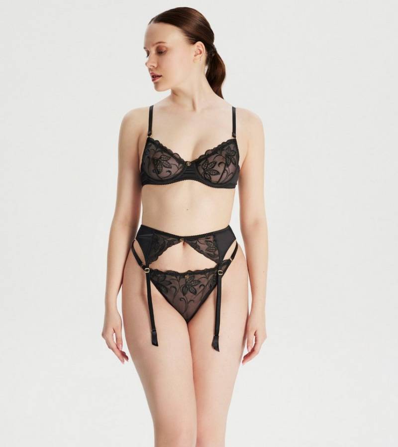 Jumeon Set: Bralette-BH 100% POLYESTER, Embroidered von Jumeon