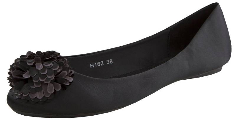 Jumex Damen Ballerinas Schuhe H162 Schwarz Braun Ballerina Damen Ballerinas Schuhe H162 Schwarz Braun von Jumex
