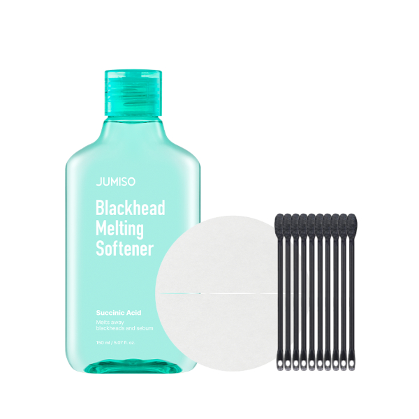 Jumiso - Blackhead Melting Softener Special Kit - 150ml + 40pads + 10 cotton swabs von Jumiso