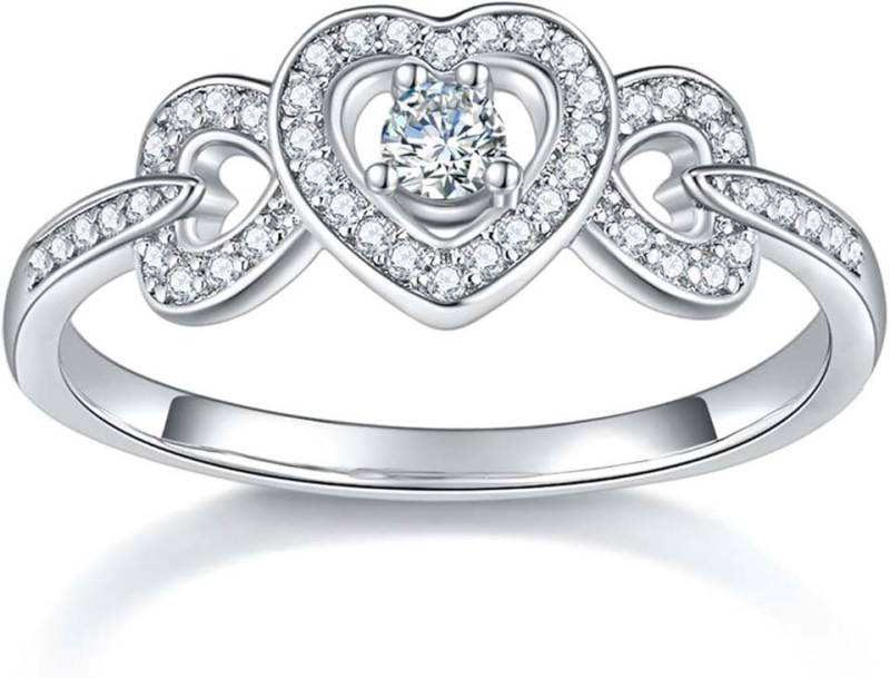 Jumpeak Diamantring 0.3ct DE VVS /VS,lab grown diamant ring,verlobungsring,damen geschenk, Eheringe,Liebes Geschenk für Sie,geschenk ideen für frau,14K Gold von Jumpeak