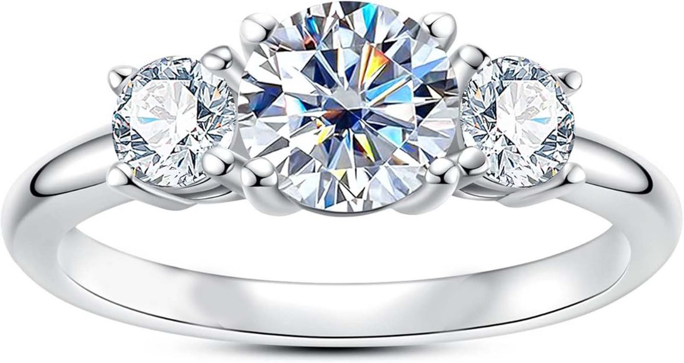 Jumpeak Diamantring 1,5ct E VS2 3ex, 14K Gold Labordiamantring, Verlobungsring, Diamanten, Labor-Diamantenring, Jubiläumsring, drei Diamanten, Geschenk Jumpeak Diamantring 1,5ct E VS2 3ex, 14K Gold Labordiamantring, Verlobungsring, Diamanten, Labor-Diamantenring, Jubiläumsring, drei Diamanten, Geschenk von Jumpeak
