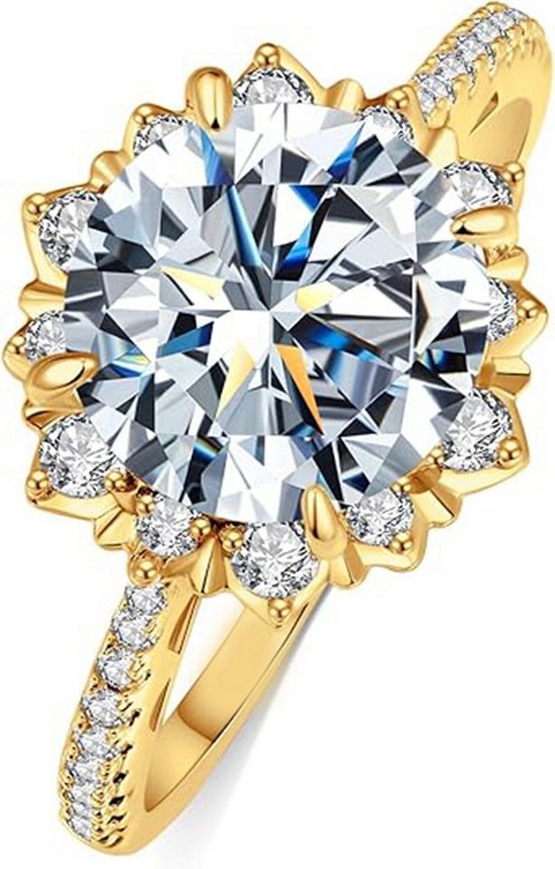 Jumpeak Diamantring 1.5ct/2ct E VS1,lab grown diamant ring,verlobungsring,damen geschenk, 3EX Eheringe,liebes geschenk für sie,geschenk ideen für frau,14K Gold von Jumpeak
