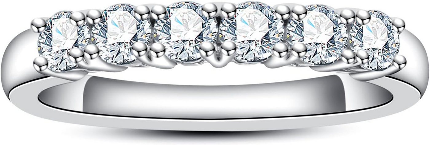 Jumpeak Diamantring 14K Gold,Diamant Ring Damen,Verlobungsring,Trauring,Geschenk für Frau, Laborgezüchteter Diamant,Brillantschliff,Hochzeitsgeschenk,Vorrätiger von Jumpeak