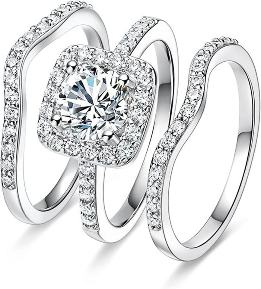 Jumpeak Diamantring 14K Gold,Ringe Damen Brilliant,Lab Grown Diamant Ring,Trauring,Diamond, 1.2ct D VS1 3EX,Verlobungsring,Diamant Ring Damen,Geschenk für Frau von Jumpeak