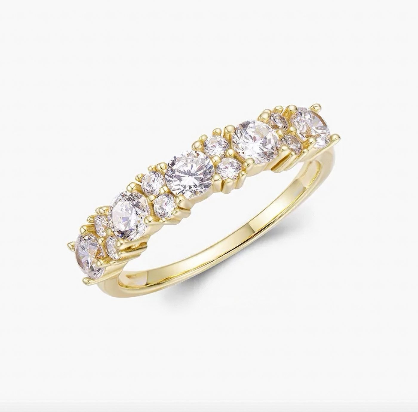 Jumpeak Diamantring 14k Gold-Diamantring,labordiamant,promise ring,engagement ring, Brillantschliff,geschenk für frau,geschenk zur firmung mädchen von Jumpeak