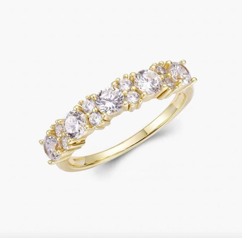 Jumpeak Diamantring 14k Gold-Diamantring,labordiamant,promise ring,engagement ring, Brillantschliff,geschenk für frau,geschenk zur firmung mädchen von Jumpeak