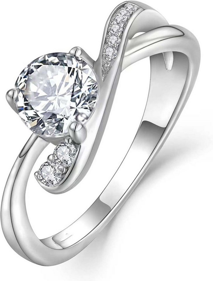 Jumpeak Diamantring 1ct D VS1 3EX,lab grown diamant ring,verlobungsring,damen geschenk, Eheringe,liebes geschenk für sie,geschenk ideen für frau,14K Gold von Jumpeak