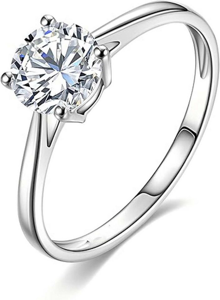 Jumpeak Diamantring 1ct D VS13EX,lab grown diamant ring,verlobungsring,damen geschenk, Eheringe,liebes geschenk für sie,geschenk ideen für frau,14K Gold von Jumpeak