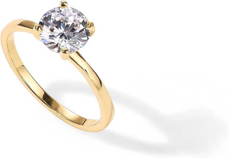 Jumpeak Diamantring 1ct D Vs1 3ex,lab grown diamant ring,verlobungsring,damen geschenk, Eheringe,liebes geschenk für sie,geschenk ideen für frau,14K Gold von Jumpeak