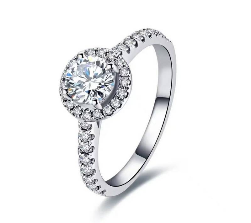 Jumpeak Diamantring 1ct E Vs1 3ex,Diamantring,14K Weißgold-Ring,im Labor gezüchtetem, Liebes geschenk für sie,Erstkommunion geschenk mädchen,Damen geschenk Jumpeak Diamantring 1ct E Vs1 3ex,Diamantring,14K Weißgold-Ring,im Labor gezüchtetem, Liebes geschenk für sie,Erstkommunion geschenk mädchen,Damen geschenk von Jumpeak