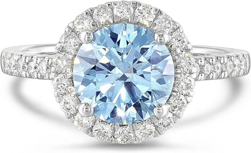 Jumpeak Diamantring 1ct ring mit stein,Saphirring,damen ring,ring gold damen 585 echtgold, geschenk für oma von enkel,damen geschenk,liebes geschenk für sie von Jumpeak