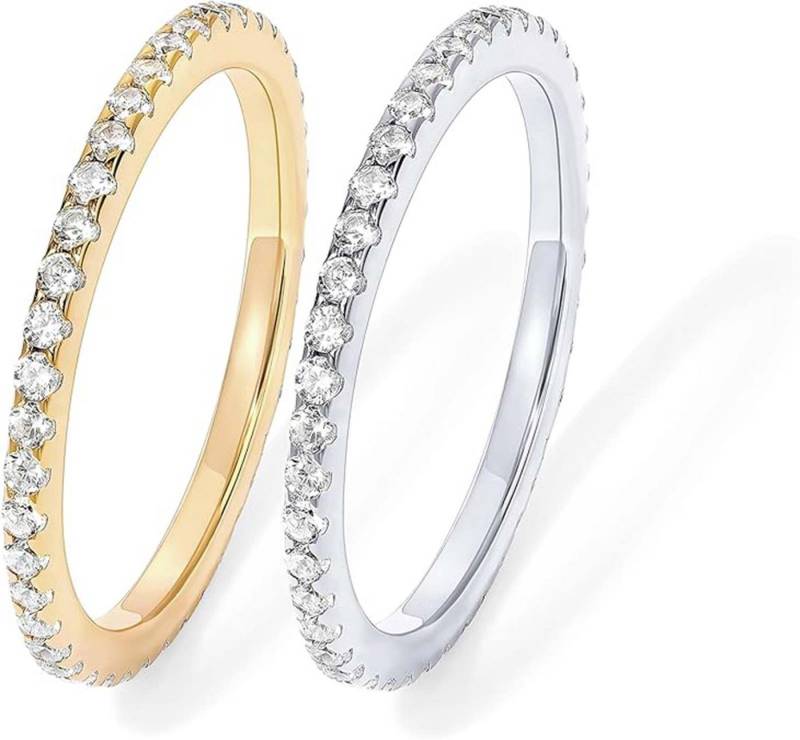 Jumpeak Diamantring DE VVS/VS,lab grown diamant ring,verlobungsring,damen geschenk, Eheringe,liebes geschenk für sie,geschenk ideen für frau,14K Gold von Jumpeak