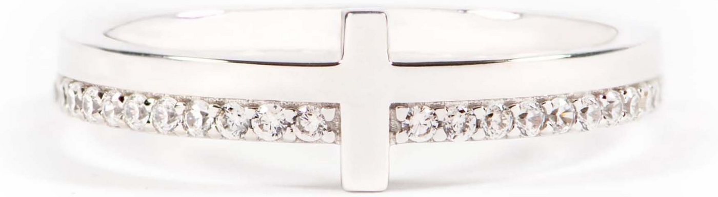 Jumpeak Diamantring Damen-Kreuzring,Diamant Ring,14K Gold,Konfirmation Geschenk Mädchen, Promise Ring,Statement Ring,Kommunion Geschenk,Schulabschluss Geschenk von Jumpeak