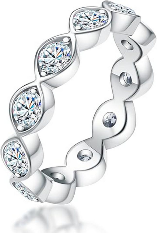 Jumpeak Diamantring Einzelner Stein 0.15ctVerlobungsringefrauDame geschenkdiamantringdamen, Lab grown diamant ring,Eheringe,Valentinstag geschenk für sie von Jumpeak