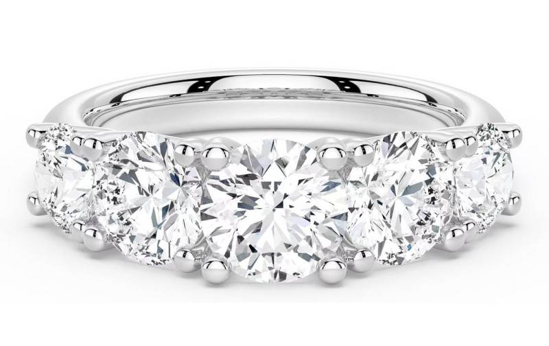 Jumpeak Diamantring Einzelner Stein 0.2–0.5ct. D/E,VVS/VS, Damen-Diamantring, Geschenkideen für Damen, Überraschungsgeschenke, Geschenke für Töchter von Jumpeak