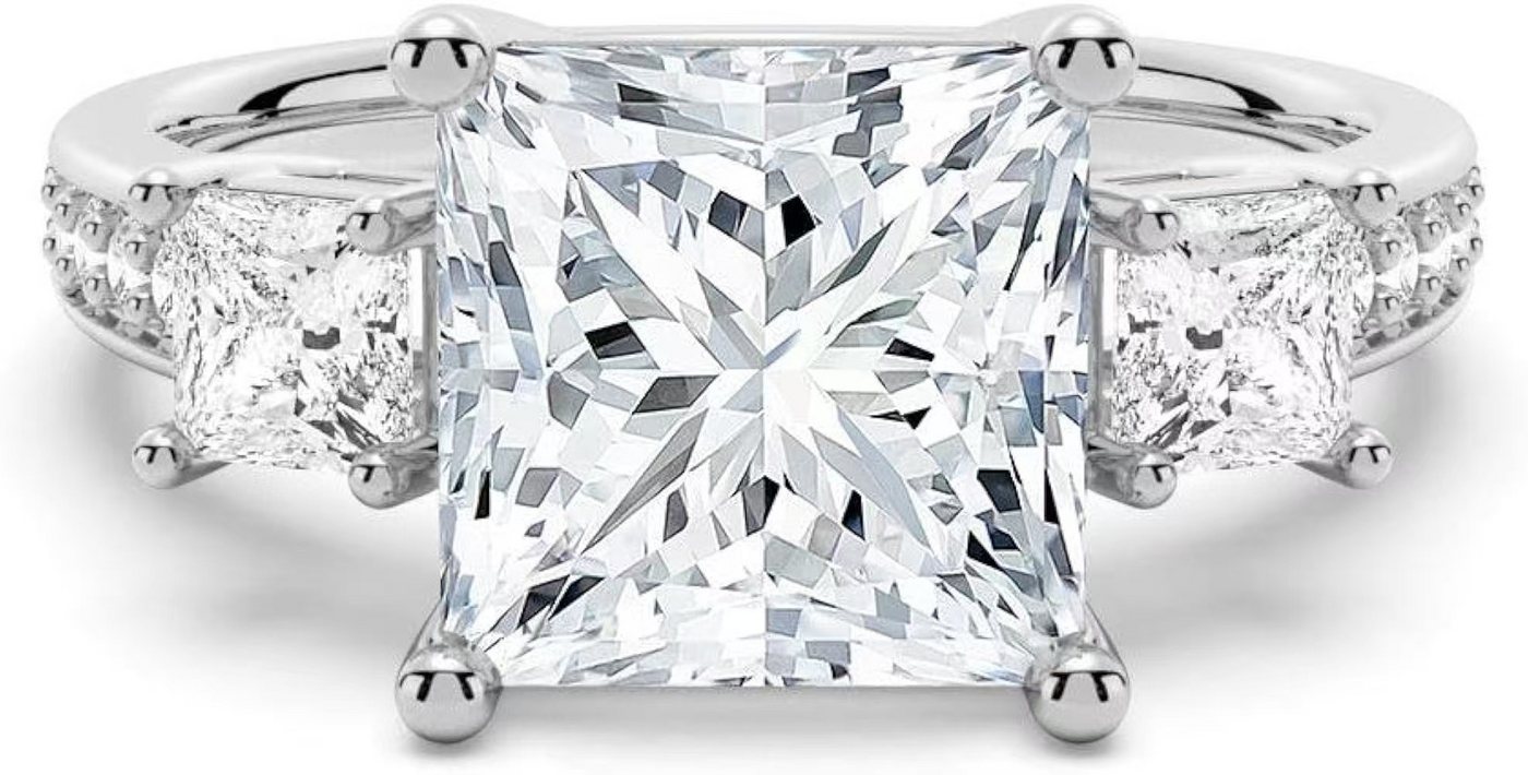 Jumpeak Diamantring Im Labor gezüchteter Diamant, 1.5ct, D, VS1, 2EX, Damenring, Ehering, Geschenkideen für Damen, Überraschungsgeschenke, Geschenke für Töchter von Jumpeak