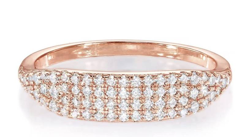 Jumpeak Diamantring Im Labor gezüchteter Diamant, D/E, VVS/VS, Damenring, Liebes geschenk für sie,Geschenk ideen für frau,Mama tochter geschenk von Jumpeak