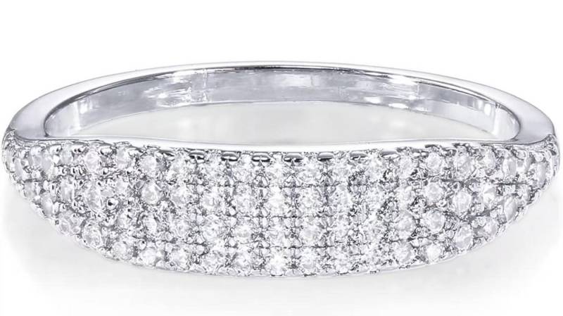 Jumpeak Diamantring Im Labor gezüchteter Diamant, D/E, VVS/VS, Damenring, Liebes geschenk für sie,Geschenk ideen für frau,Mama tochter geschenk von Jumpeak