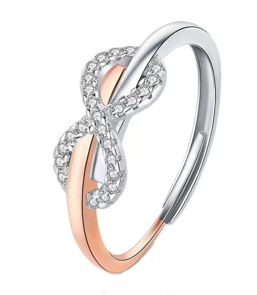 Jumpeak Diamantring Verstellbarer Damenring,D/E,VVS/VS,Damen-Diamantring, Ehering, Liebesgeschenke für sie, tochter geschenk, Mutter-Tochter-Geschenke von Jumpeak