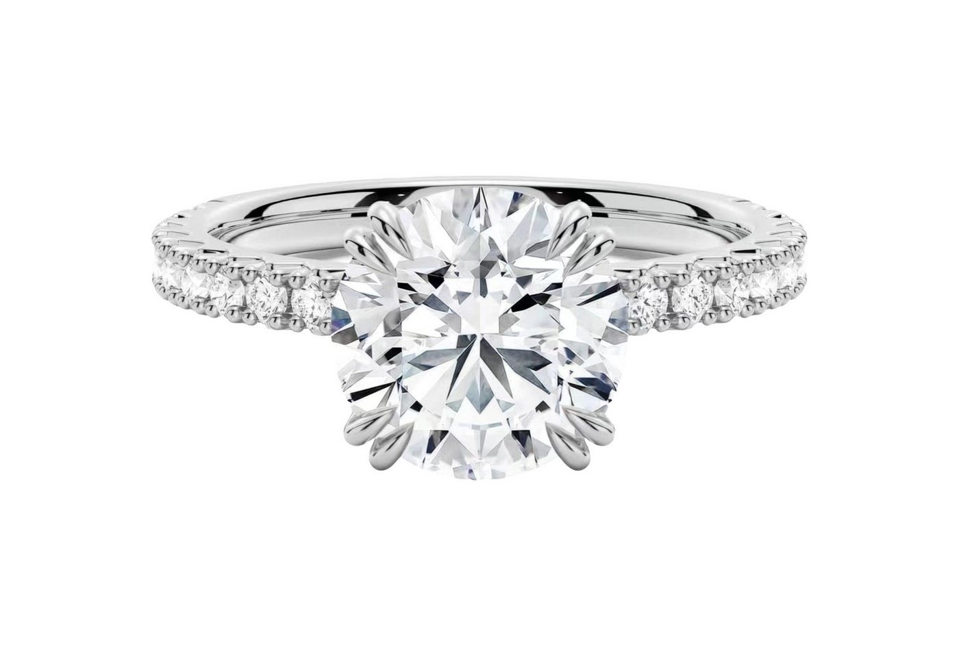 Jumpeak Diamantring damen ring,1ct-2ct ring gold damen 585 echtgold,labordiamant, geschenk firmung mädchen,liebes geschenk für sie,damen geschenk von Jumpeak