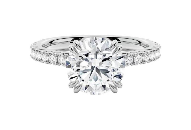 Jumpeak Diamantring damen ring,1ct-2ct ring gold damen 585 echtgold,labordiamant, geschenk firmung mädchen,liebes geschenk für sie,damen geschenk von Jumpeak