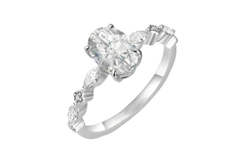 Jumpeak Diamantring promise ring,  1ct D vs1 statement ring,labordiamant,gold ring, damen geschenk,geschenk zur firmung mädchen,geschenk für frau von Jumpeak