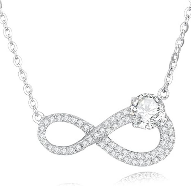 Jumpeak Kette mit Anhänger 0.6ct,Halskette damen,Diamond,halskette mädchen,Anhänger-Halskette, Liebes geschenk für sie,Geschenk ideen für frau,Geschenk schwester von Jumpeak