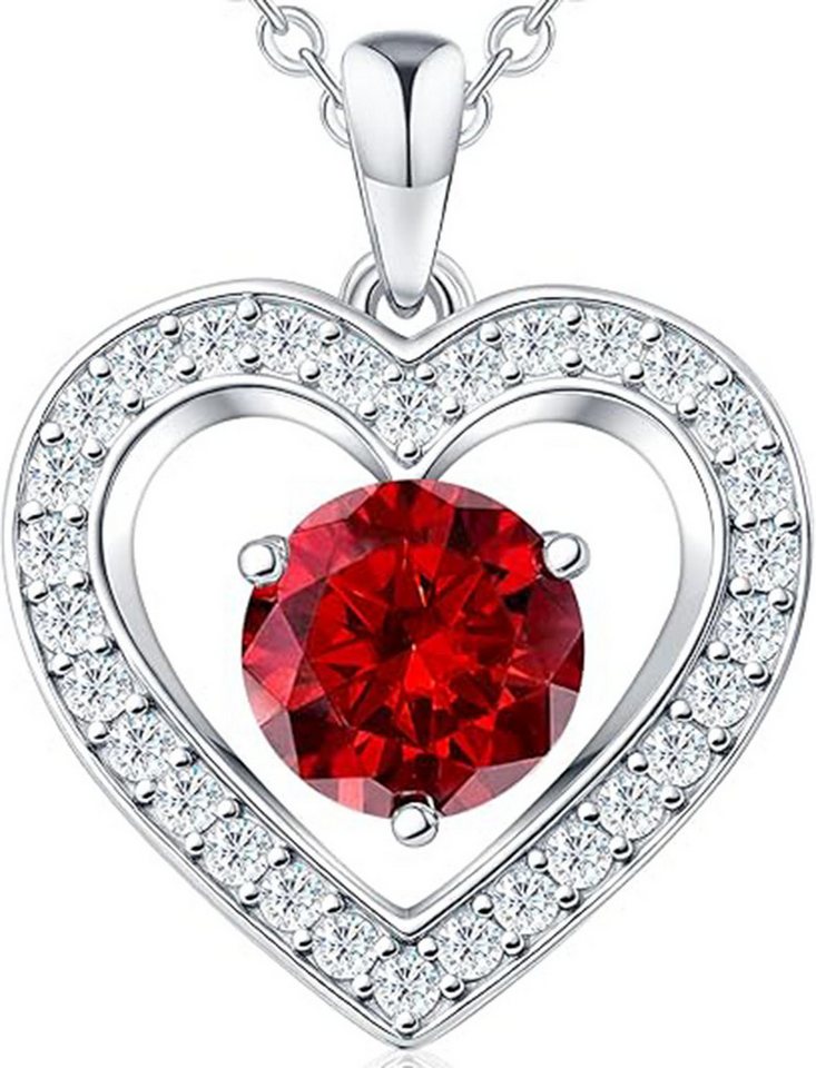 Jumpeak Kette mit Anhänger 0.7ct,Halskette damen,Diamond,halskette mädchen,Anhänger-Halskette, Liebes geschenk für sie,Geschenk ideen für frau,Geschenk schwester von Jumpeak