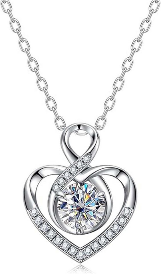 Jumpeak Kette mit Anhänger 1ct E VS2 3EX,Damen-Halskette,Herz-Anhänger,14K Gold Diamant-Halskette, Labordiamant,Verlobungshalskette,Diamanten,geschenk kommunion mädchen Jumpeak Kette mit Anhänger 1ct E VS2 3EX,Damen-Halskette,Herz-Anhänger,14K Gold Diamant-Halskette, Labordiamant,Verlobungshalskette,Diamanten,geschenk kommunion mädchen von Jumpeak