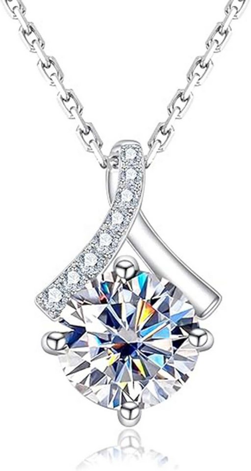Jumpeak Kette mit Anhänger 2ct E VS2 3ex,14K Weißgold Labordiamanten Halskette,Hochzeitsketten, halskette damen,Hochzeitsjubiläum,halskette,mutter tochter geschenk Jumpeak Kette mit Anhänger 2ct E VS2 3ex,14K Weißgold Labordiamanten Halskette,Hochzeitsketten, halskette damen,Hochzeitsjubiläum,halskette,mutter tochter geschenk von Jumpeak