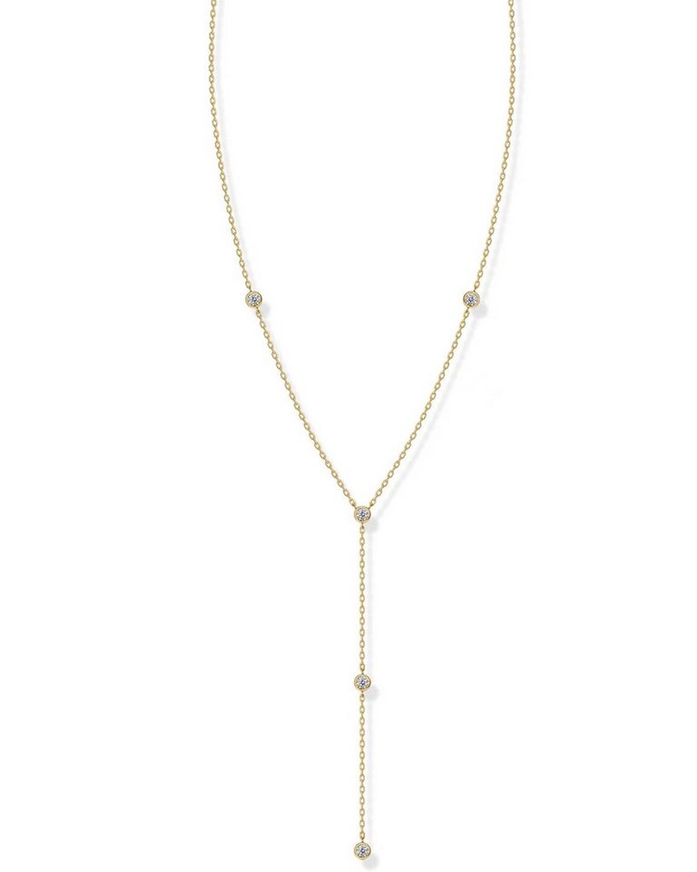 Jumpeak Kette mit Anhänger Einzelne0.1ct Diamantkette,D/E,VVS/VS.Diamantkette für Damen., Geschenkideen für Damen,Überraschungsgeschenke,Geschenke für Töchter von Jumpeak