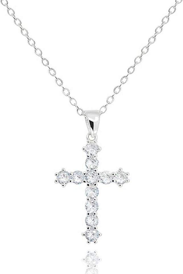 Jumpeak Kette mit Anhänger EinzelnerStein0,2ct Halskette damenhalskette mädchen,AnhängerHalskette, D/E Liebes geschenk für sie,Geschenk ideen für frau,Geschenk schwester von Jumpeak