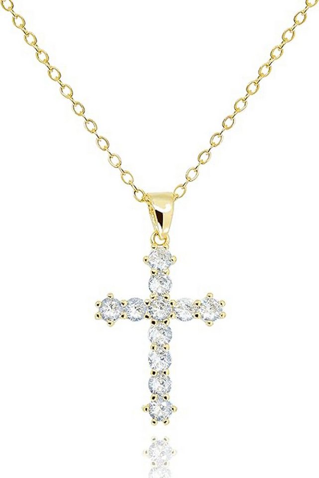 Jumpeak Kette mit Anhänger EinzelnerStein0,2ct Halskette damenhalskette mädchen,AnhängerHalskette, D/E Liebes geschenk für sie,Geschenk ideen für frau,Geschenk schwester von Jumpeak