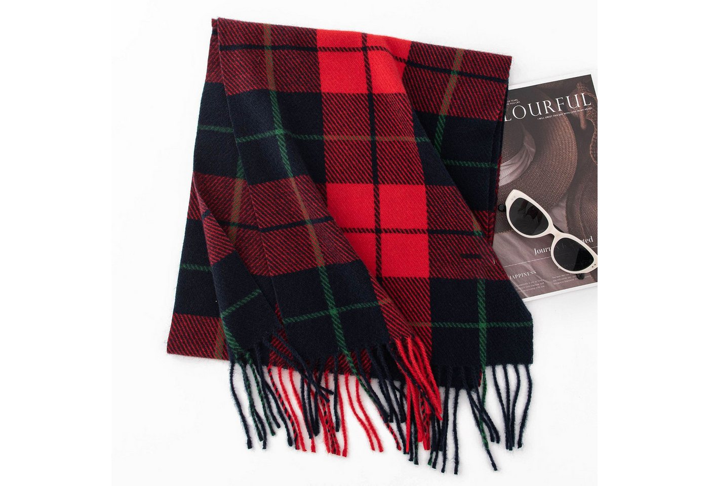 Jumpeak Modeschal Schal,Fransentuch,schal damen,loop schal damen,schal damen winter, (Packung, 37 × 200 cm Schal), loop schal kinder,mode accessoires,mode für damen,Weihnachtsgeschenke von Jumpeak