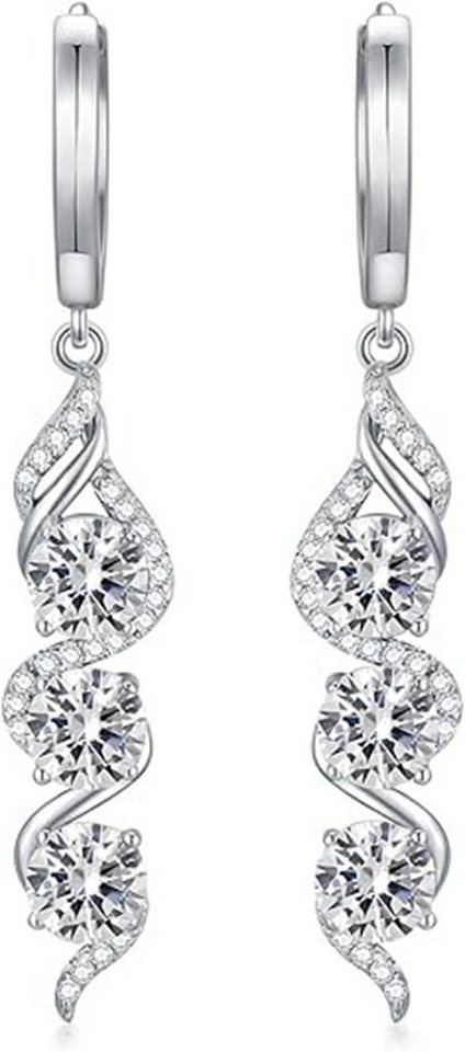 Jumpeak Paar Ohrstecker 0.2ct Ohrstecker damen,Ohrstecker mädchen,Diamond,14K Weißgold/Gold, D/E Liebes geschenk für sie,Geschenk ideen für frau,Geschenk schwester von Jumpeak