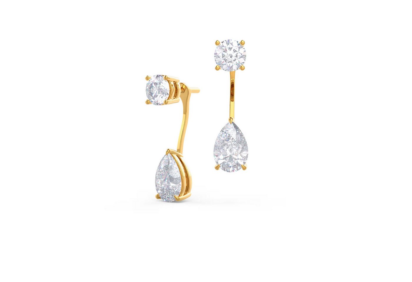 Jumpeak Paar Ohrstecker 1ct+0.5ct,D/E VVS/VS,Ohrstecker Gold,Ohrstecker Damen,Diamantohrringe, Ohrringe Hängend,Konfirmation Geschenk Mädchen,Geschenk für Frau Jumpeak Paar Ohrstecker 1ct+0.5ct,D/E VVS/VS,Ohrstecker Gold,Ohrstecker Damen,Diamantohrringe, Ohrringe Hängend,Konfirmation Geschenk Mädchen,Geschenk für Frau von Jumpeak