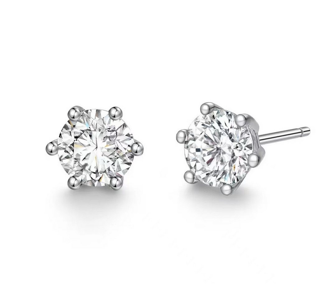 Jumpeak Paar Ohrstecker 1ct E Vs1 3ex 14KWeißgold,Damen-Ohrstecker, Labor gezüchtete Diamanten, Kommunion geschenk mädchen,Damen geschenk,Geschenk tochter Jumpeak Paar Ohrstecker 1ct E Vs1 3ex 14KWeißgold,Damen-Ohrstecker, Labor gezüchtete Diamanten, Kommunion geschenk mädchen,Damen geschenk,Geschenk tochter von Jumpeak