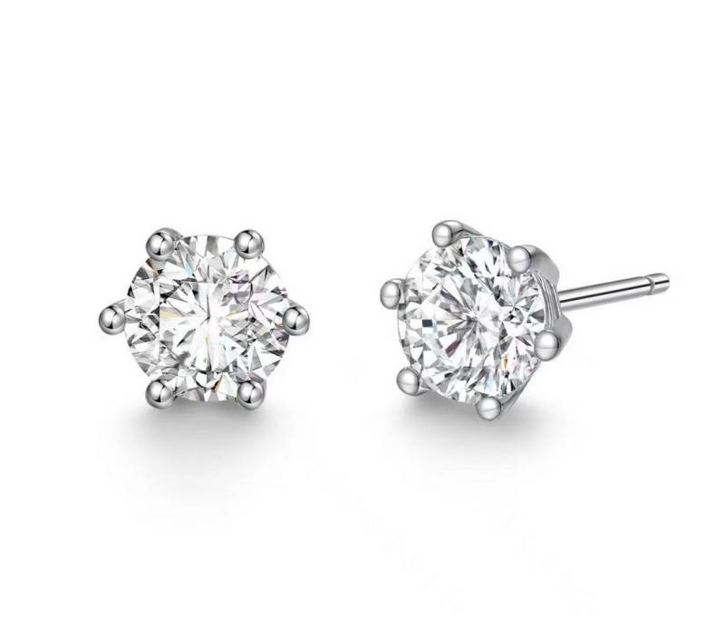 Jumpeak Paar Ohrstecker 1ct E Vs1 3ex 14KWeißgold,Damen-Ohrstecker, Labor gezüchtete Diamanten, Kommunion geschenk mädchen,Damen geschenk,Geschenk tochter Jumpeak Paar Ohrstecker 1ct E Vs1 3ex 14KWeißgold,Damen-Ohrstecker, Labor gezüchtete Diamanten, Kommunion geschenk mädchen,Damen geschenk,Geschenk tochter von Jumpeak