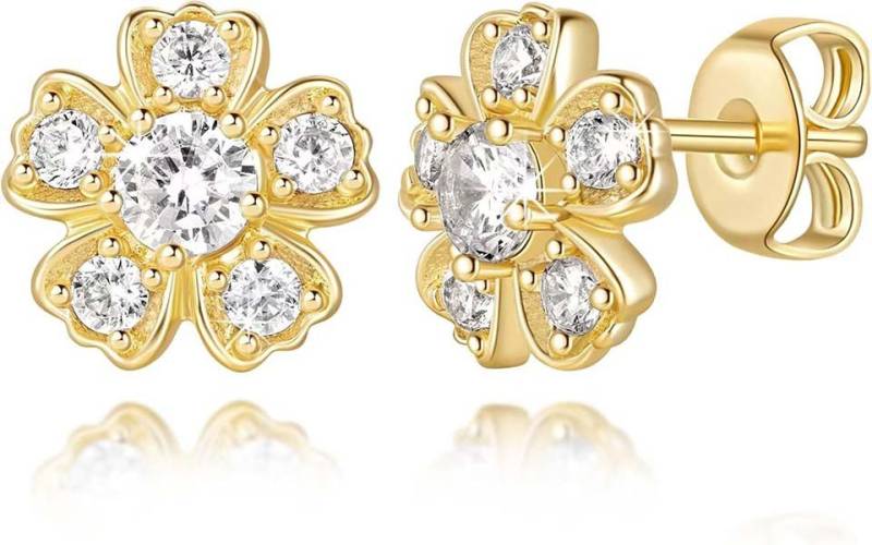 Jumpeak Paar Ohrstecker DE VSS/VS,Ohrstecker damen,Ohrstecker mädchen,Diamond, Liebes geschenk für sie,Geschenk ideen für frau,Geschenk schwester von Jumpeak