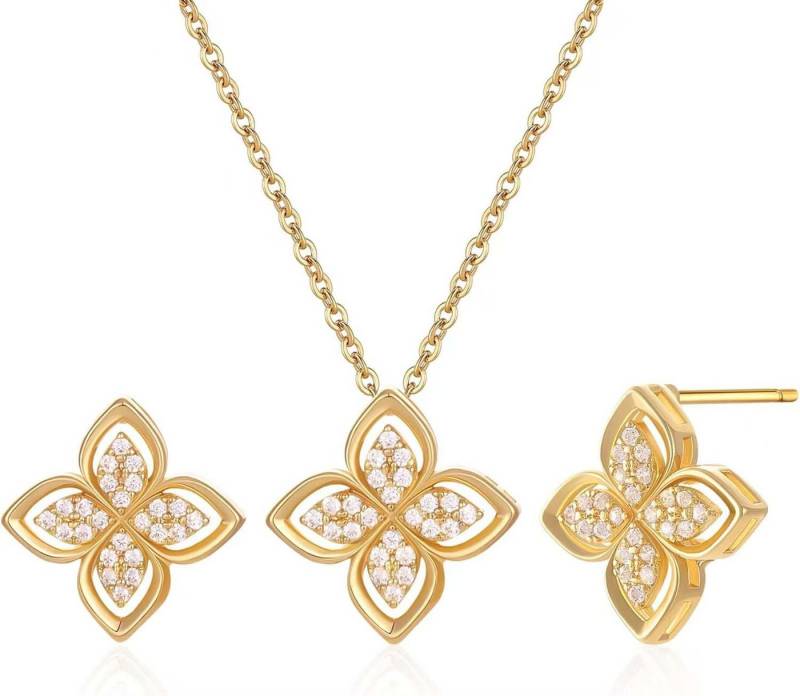 Jumpeak Paar Ohrstecker DE VSS/VS,Ohrstecker damen,Ohrstecker mädchen,ohrstecker gold, Liebes geschenk für sie,Geschenk ideen für frau,Geschenk schwester von Jumpeak