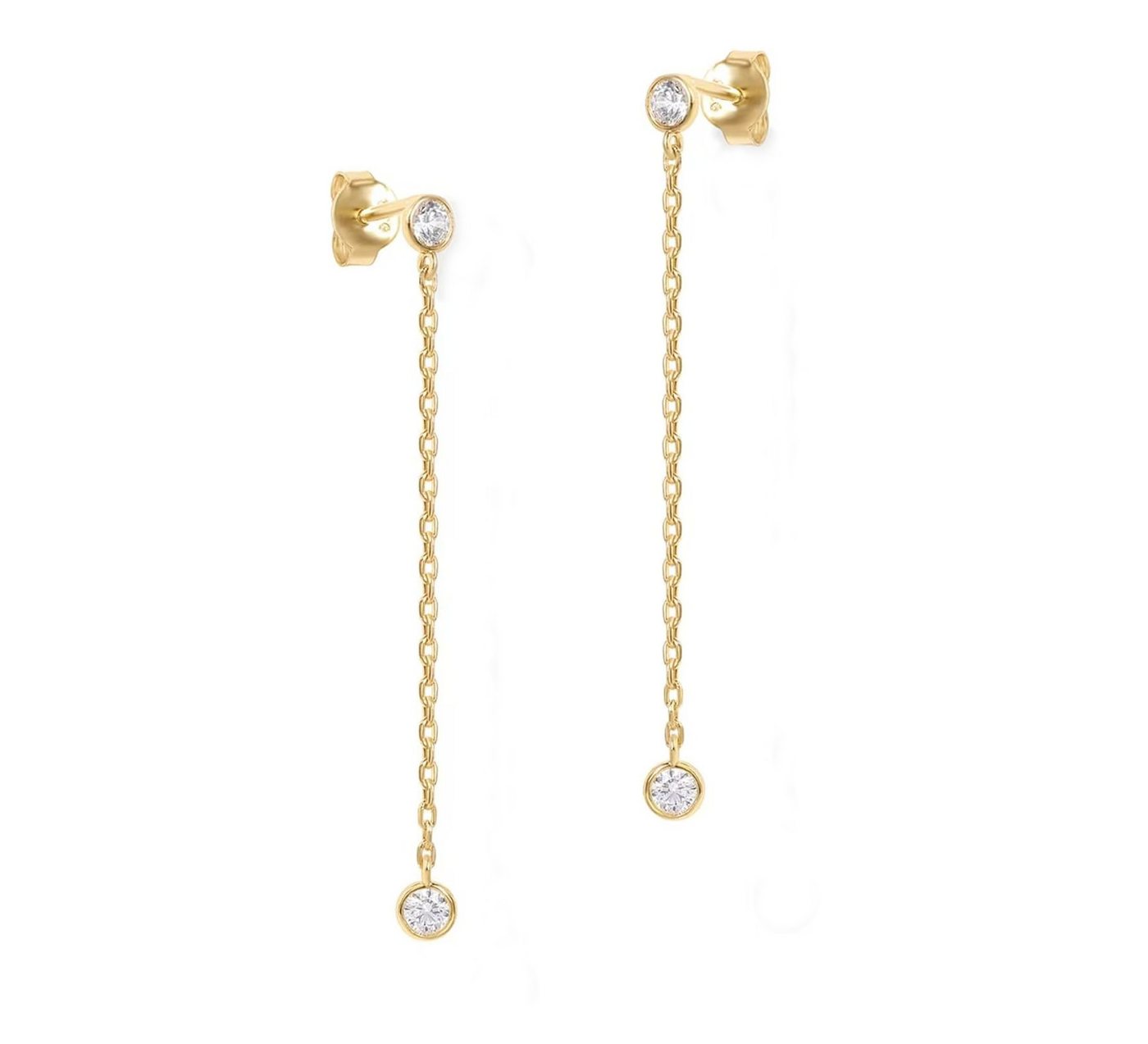 Jumpeak Paar Ohrstecker Einzelner 0.2ct,D/E,VVS/VS, Damenohrringe, Labor gezüchtete Diamanten, Kommunion geschenk mädchen,Damen geschenk,Geschenk tochter von Jumpeak